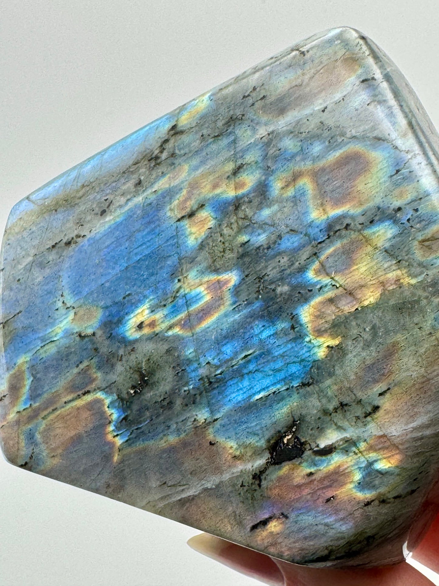 Labradorite Freeform - Purple Flash