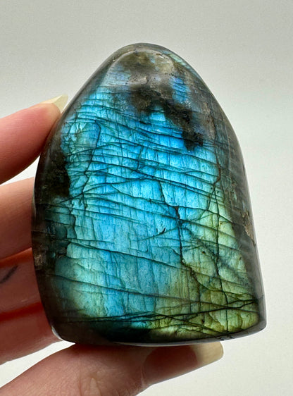 Labradorite Freeform - Soft Blue & Green Flash