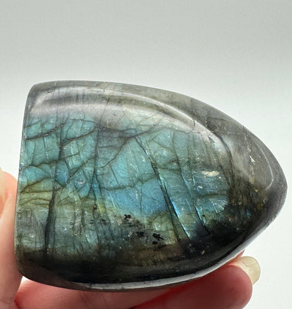 Labradorite Freeform - Soft Blue & Green Flash