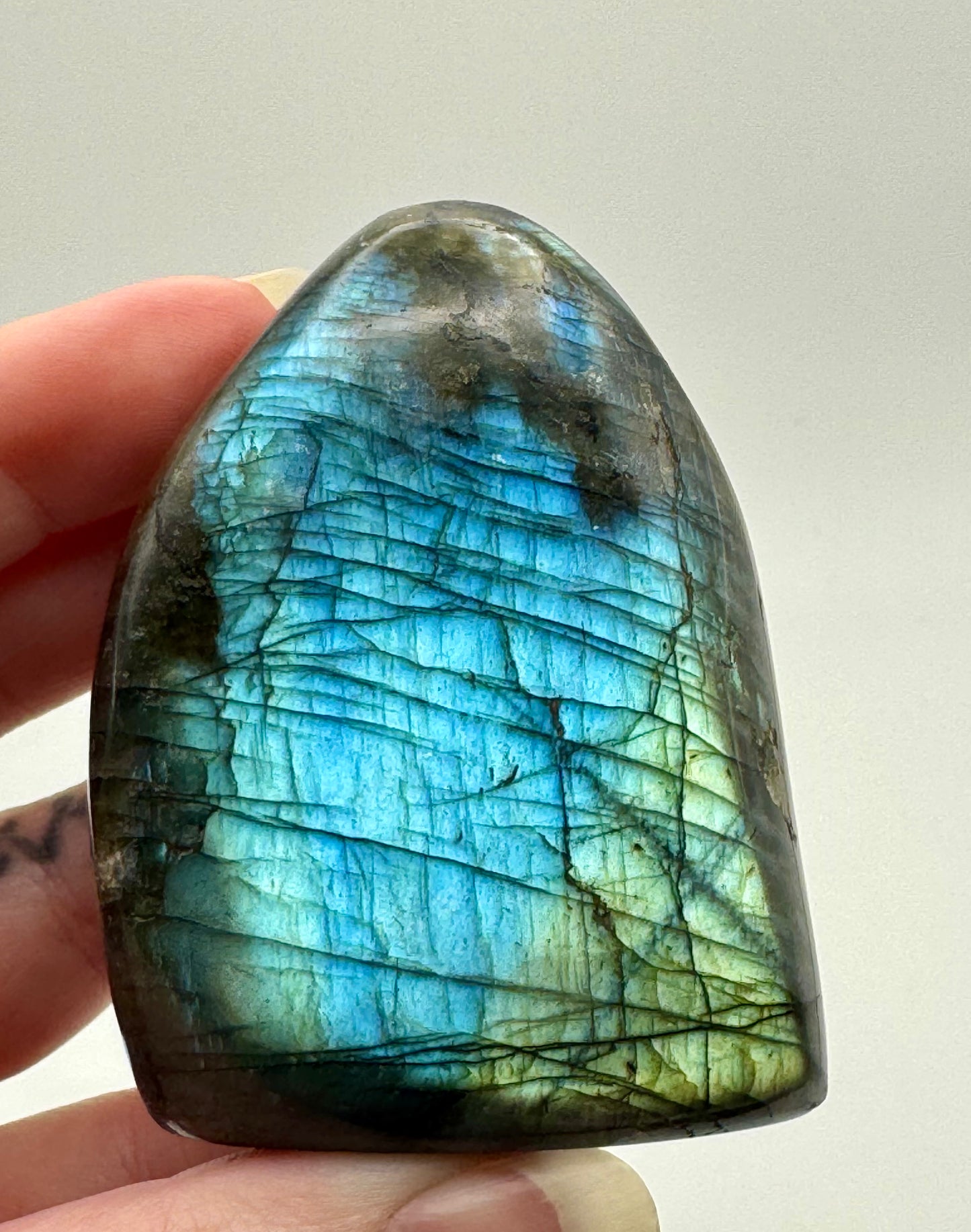 Labradorite Freeform - Soft Blue & Green Flash