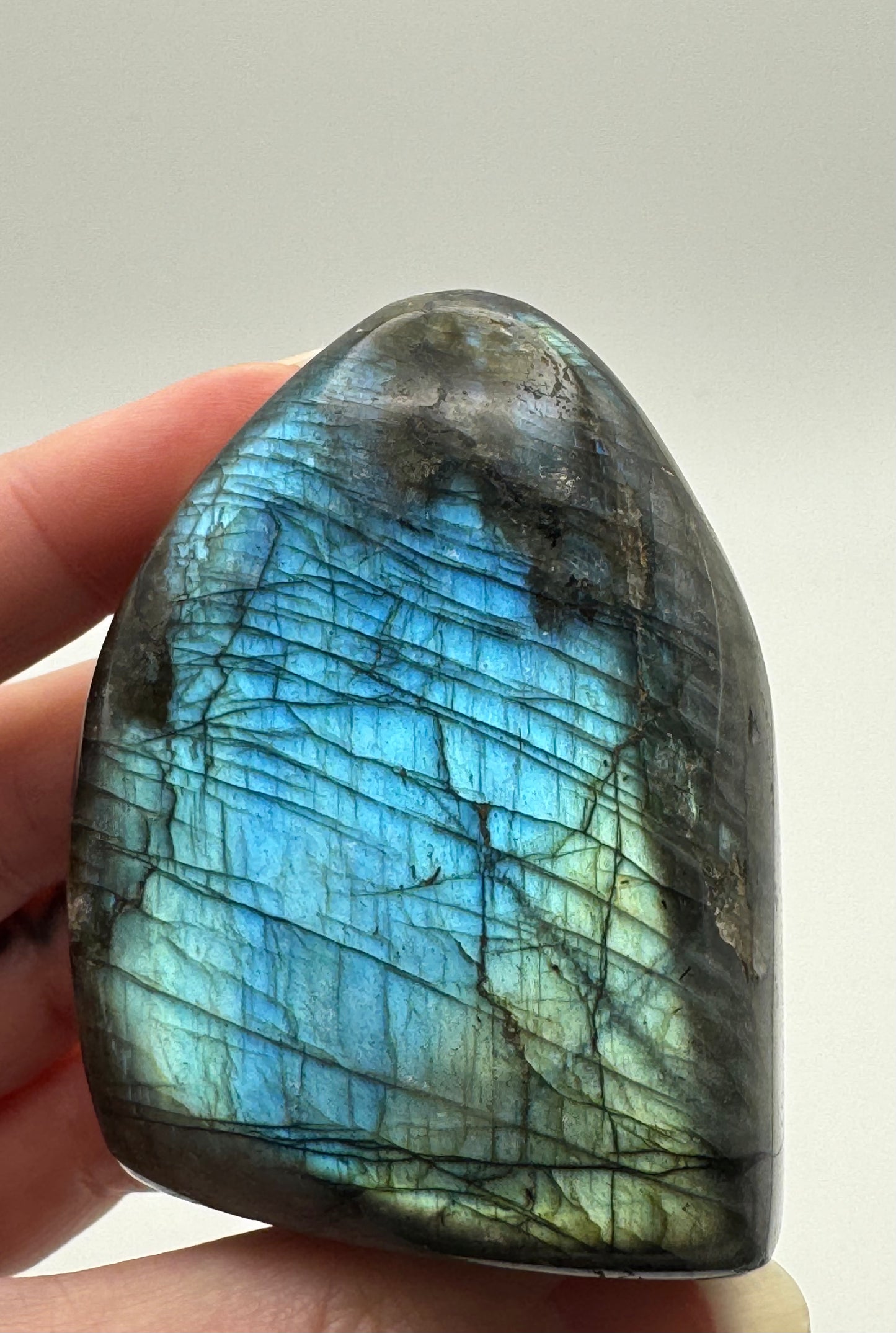Labradorite Freeform - Soft Blue & Green Flash
