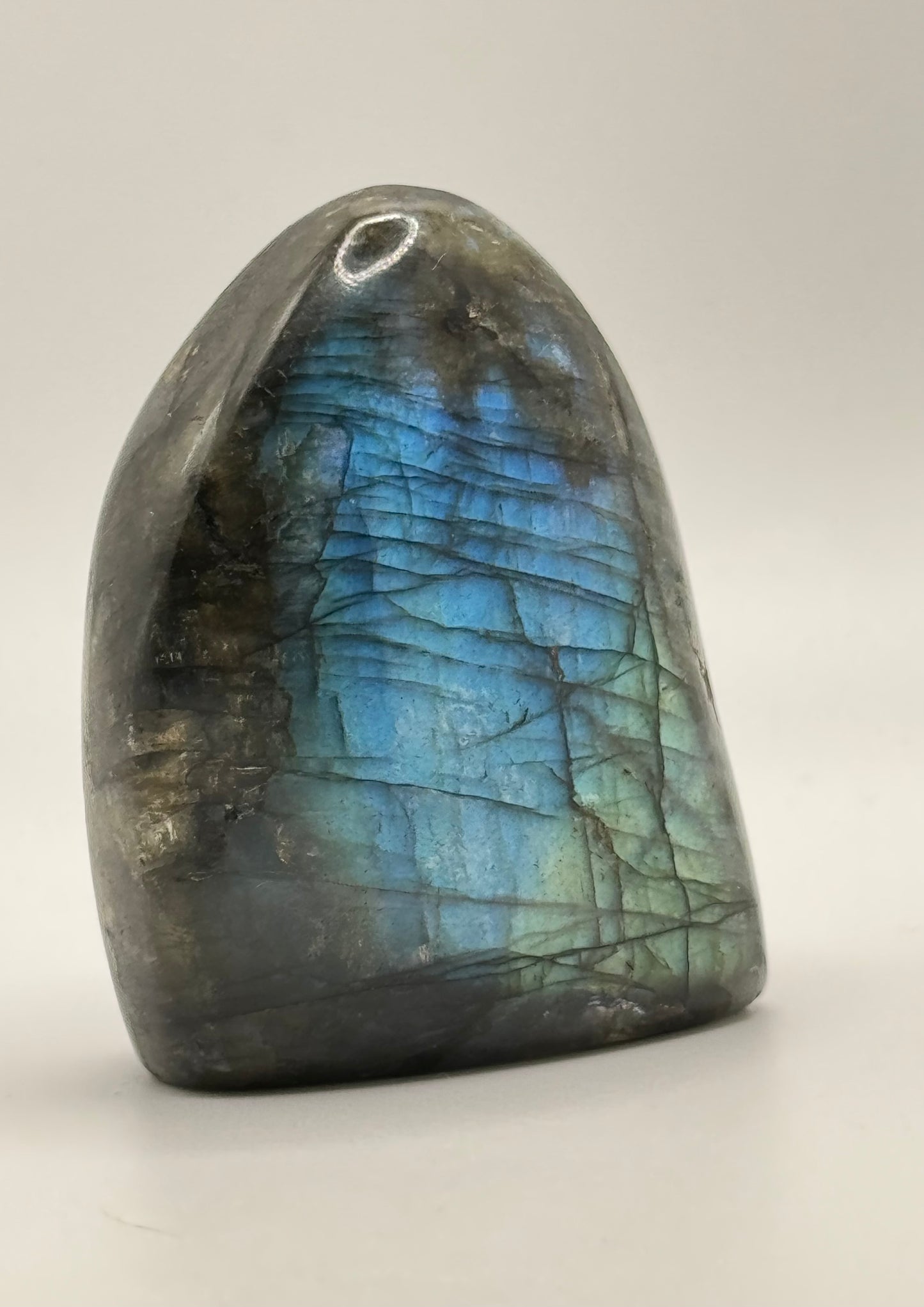 Labradorite Freeform - Soft Blue & Green Flash