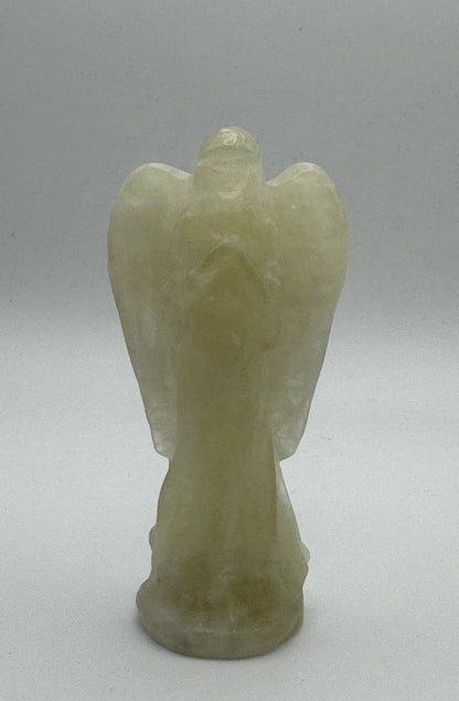Natural Citrine Praying Angel Carving