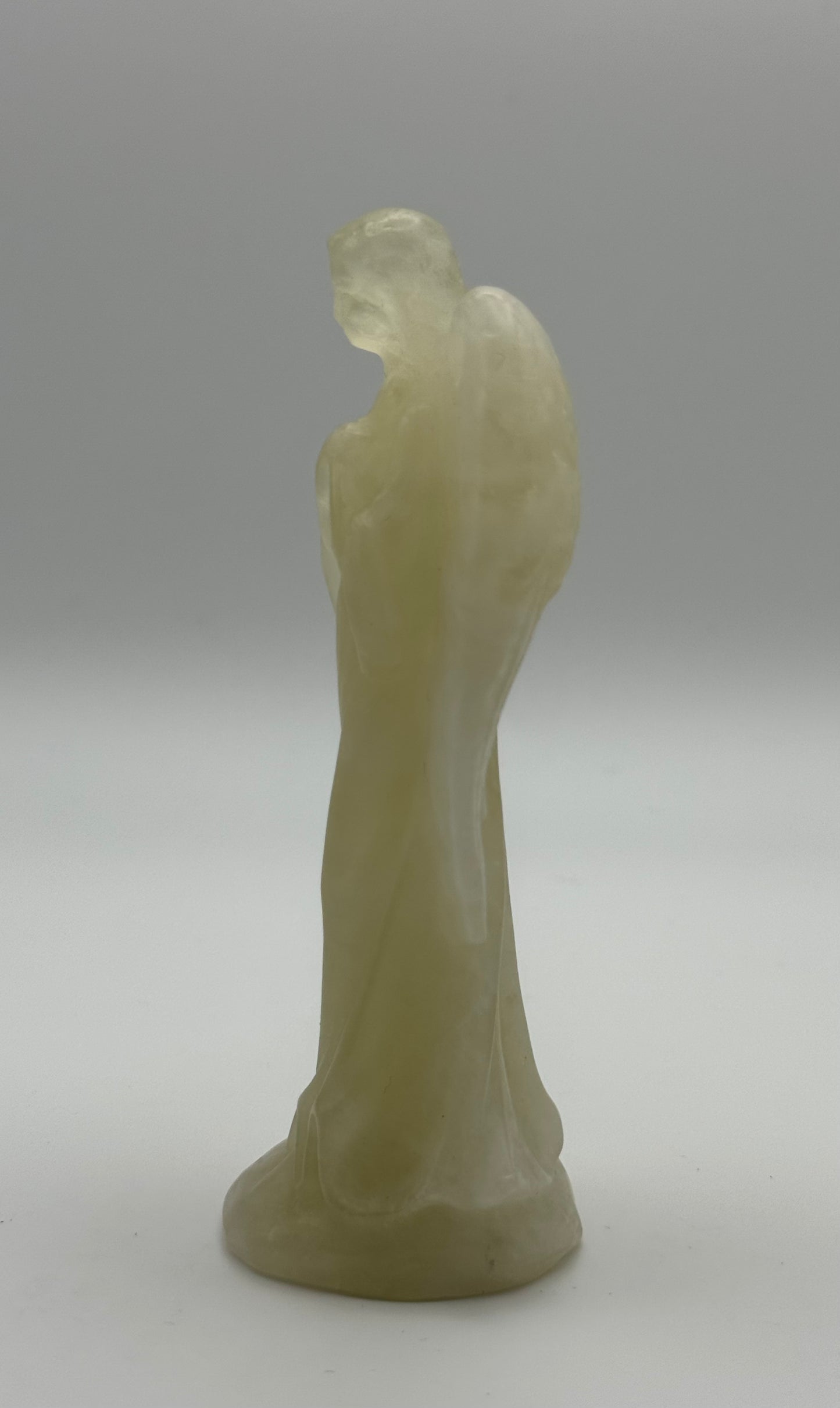 Natural Citrine Praying Angel Carving