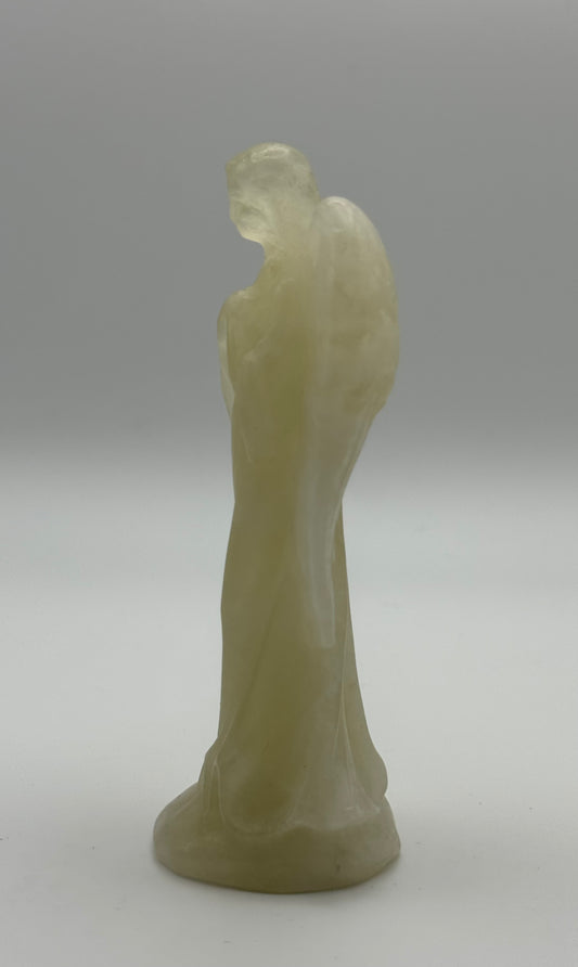 Natural Citrine Praying Angel Carving