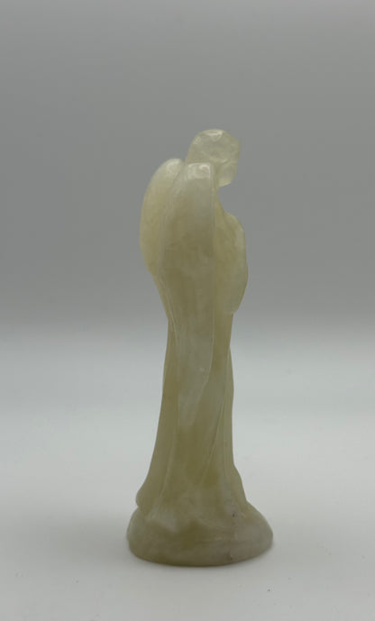 Natural Citrine Praying Angel Carving