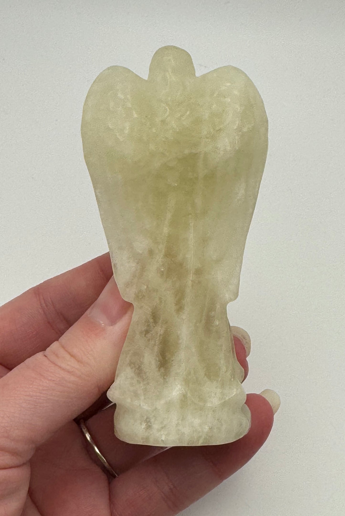Natural Citrine Praying Angel Carving