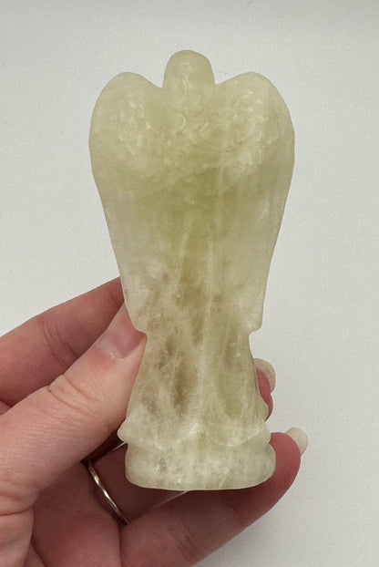 Natural Citrine Praying Angel Carving