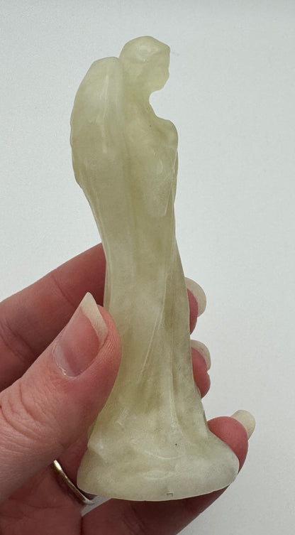 Natural Citrine Praying Angel Carving
