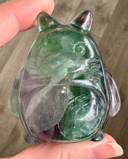 Fluorite Forest Spirit Carving