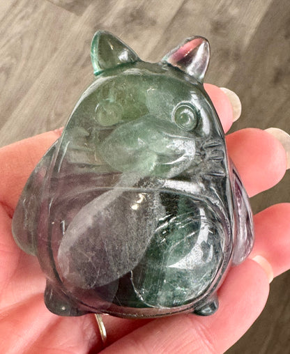 Fluorite Forest Spirit Carving