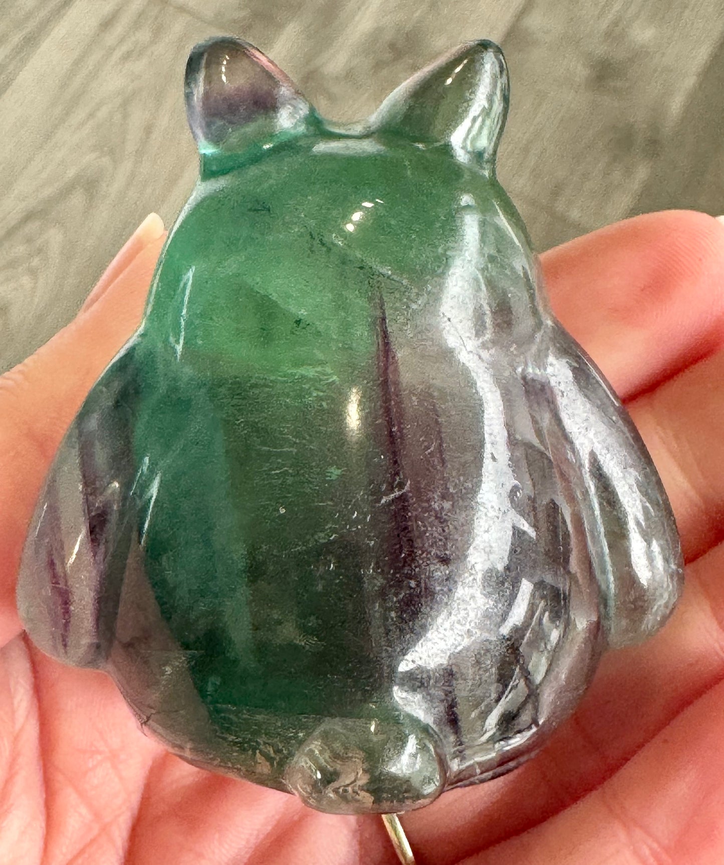 Fluorite Forest Spirit Carving