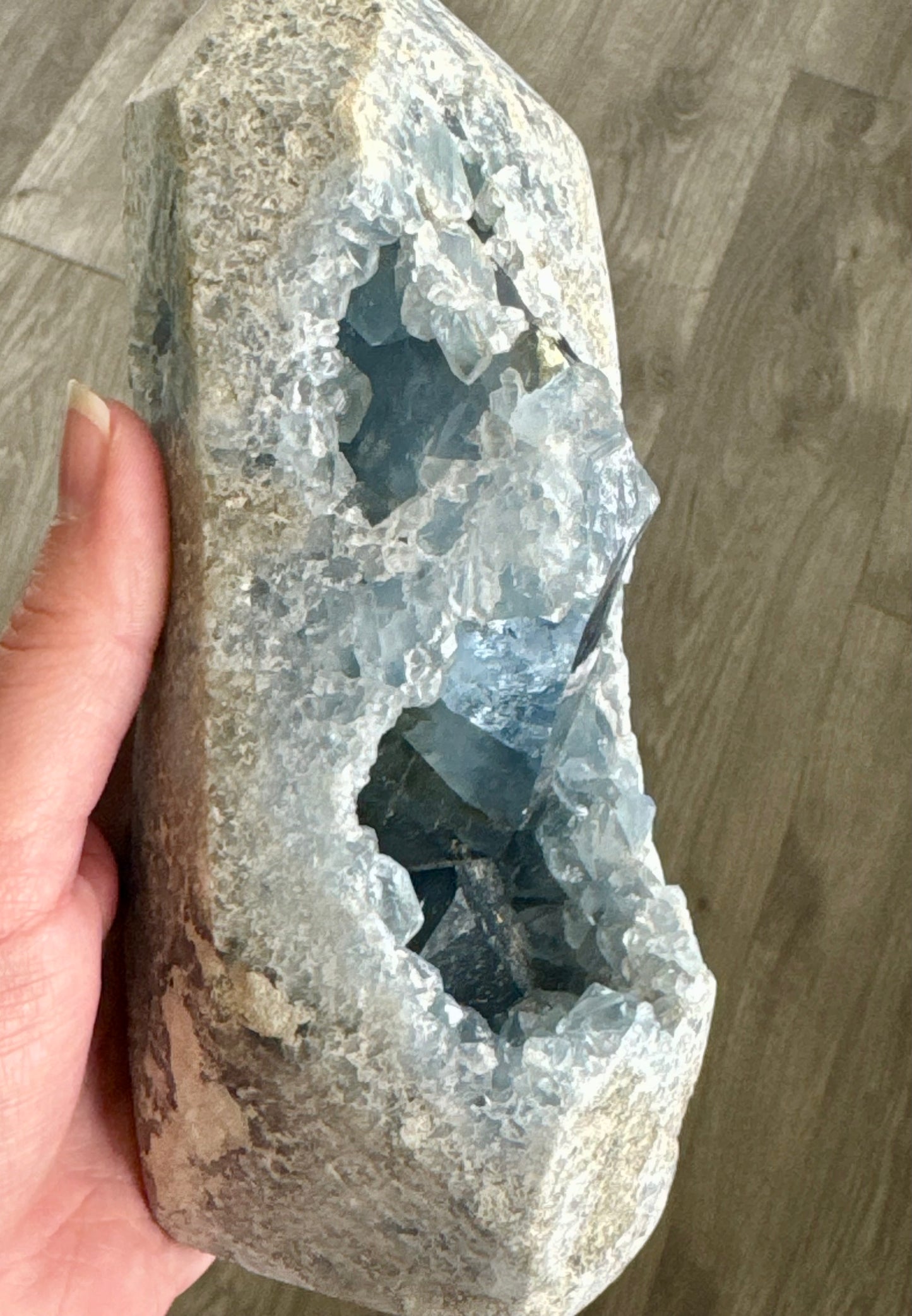 Celestite (Celestine) Crystal Cluster