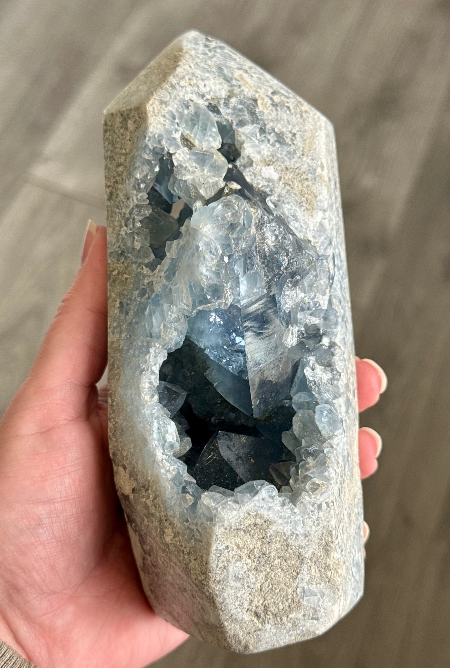 Celestite (Celestine) Crystal Cluster