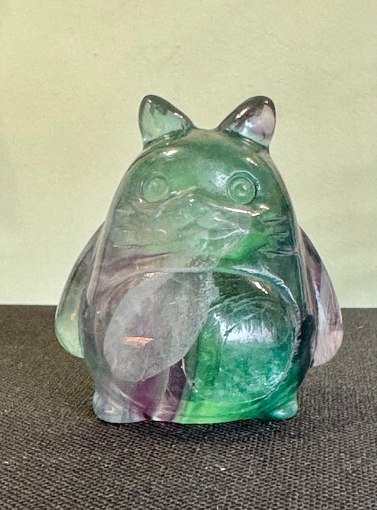 Fluorite Forest Spirit Carving