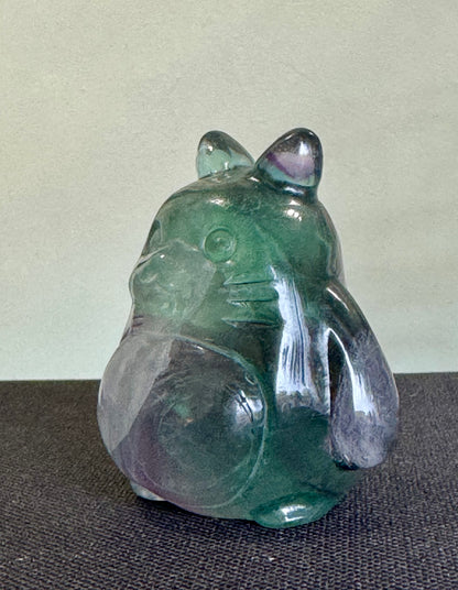 Fluorite Forest Spirit Carving