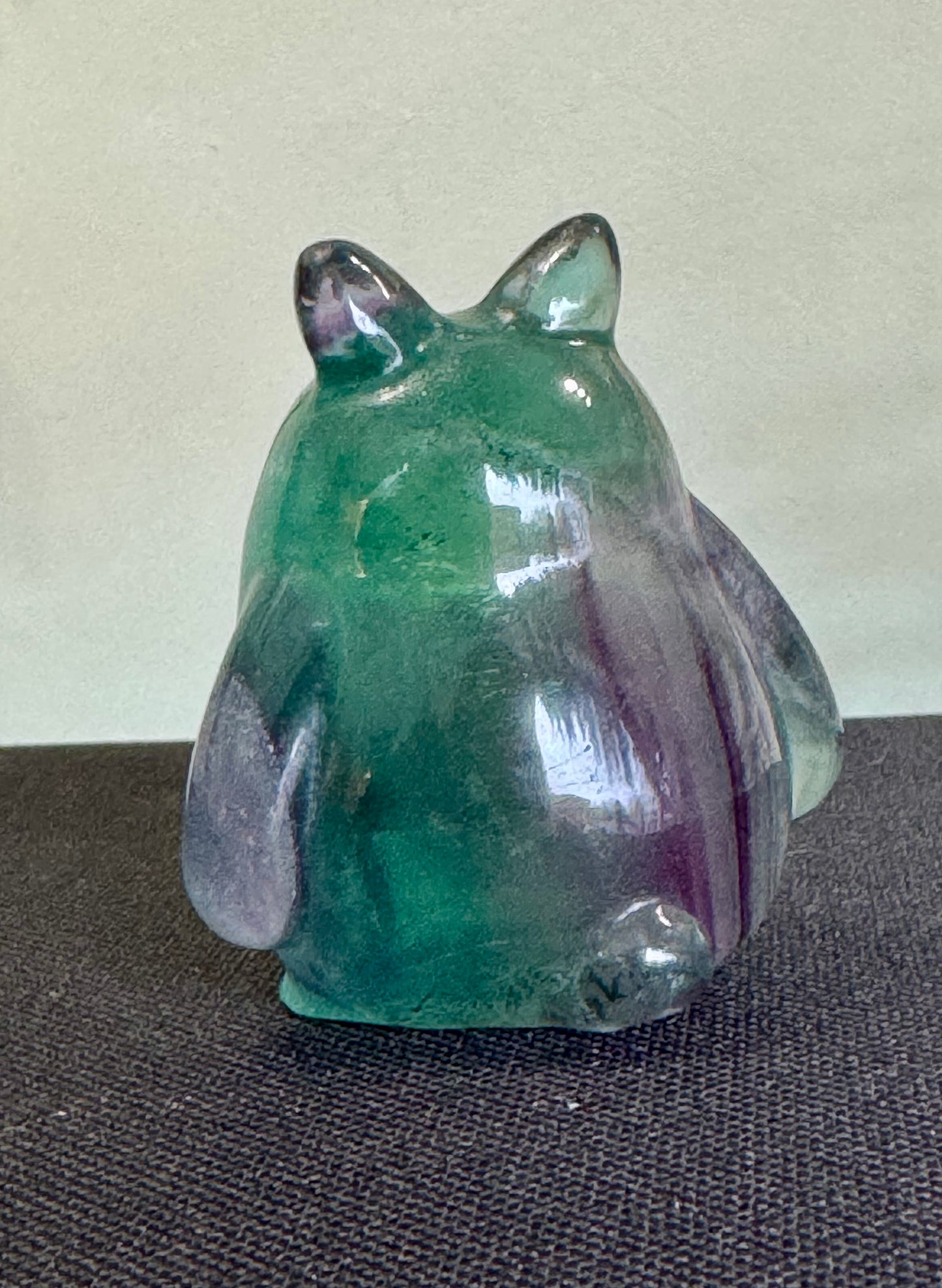 Fluorite Forest Spirit Carving
