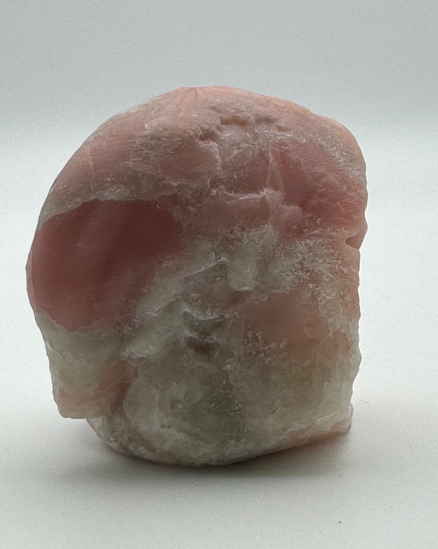 Pink Opal Hooded Skull (Guardian Figure) Carving