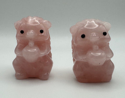 Rose Quartz Hedgehog