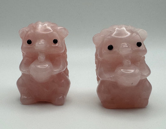 Rose Quartz Hedgehog