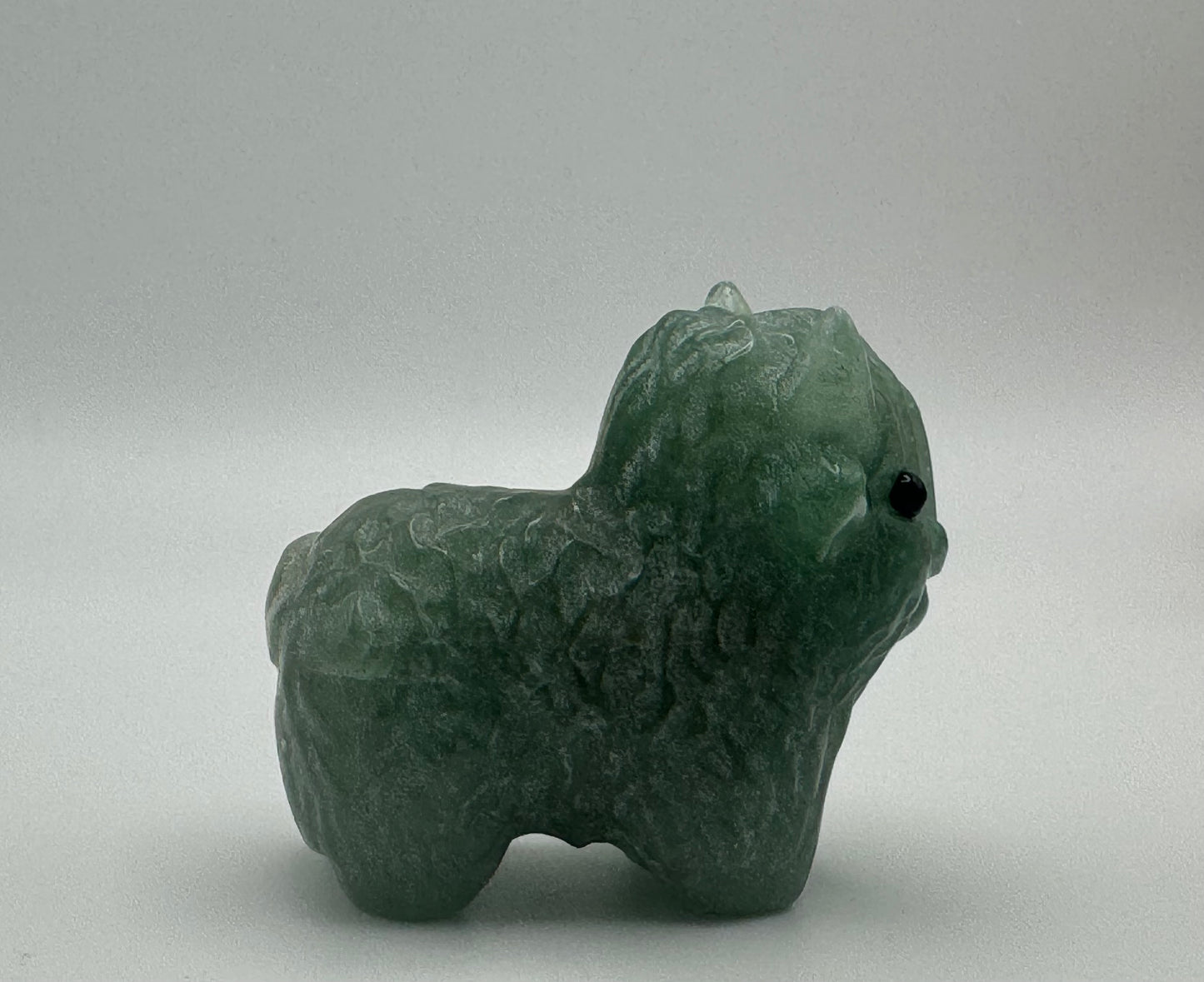 Green Aventurine Highland Cow