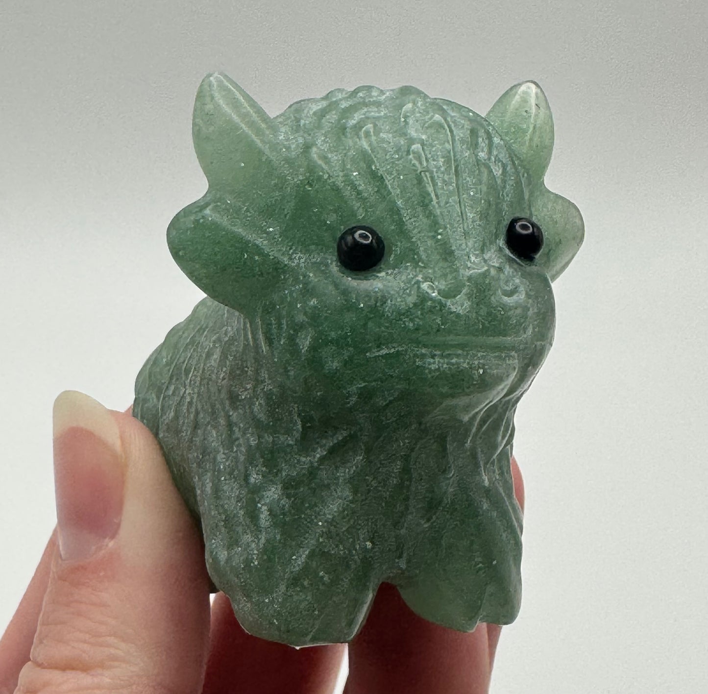 Green Aventurine Highland Cow
