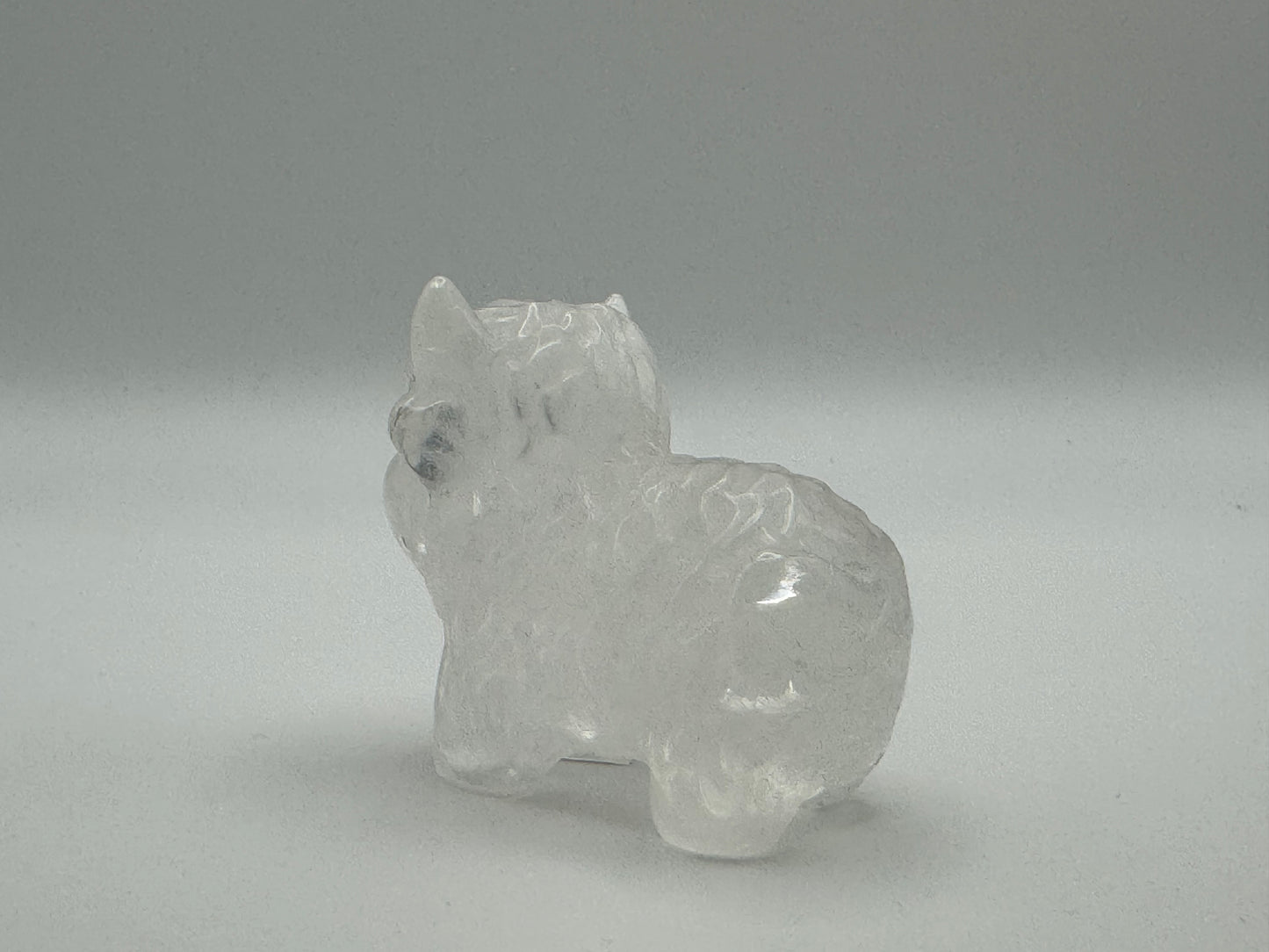 Clear Quartz Highland Cow