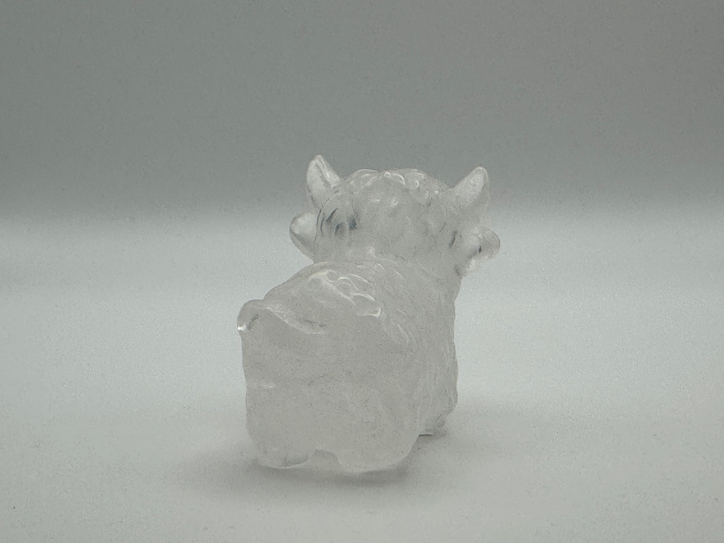 Clear Quartz Highland Cow