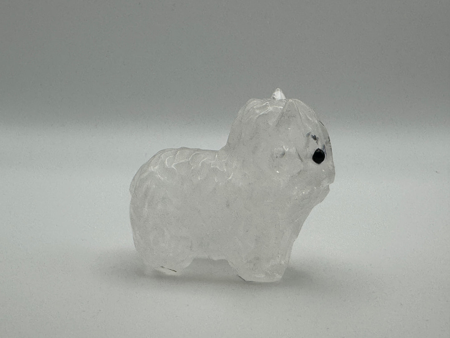 Clear Quartz Highland Cow