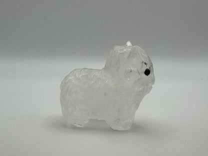Clear Quartz Highland Cow