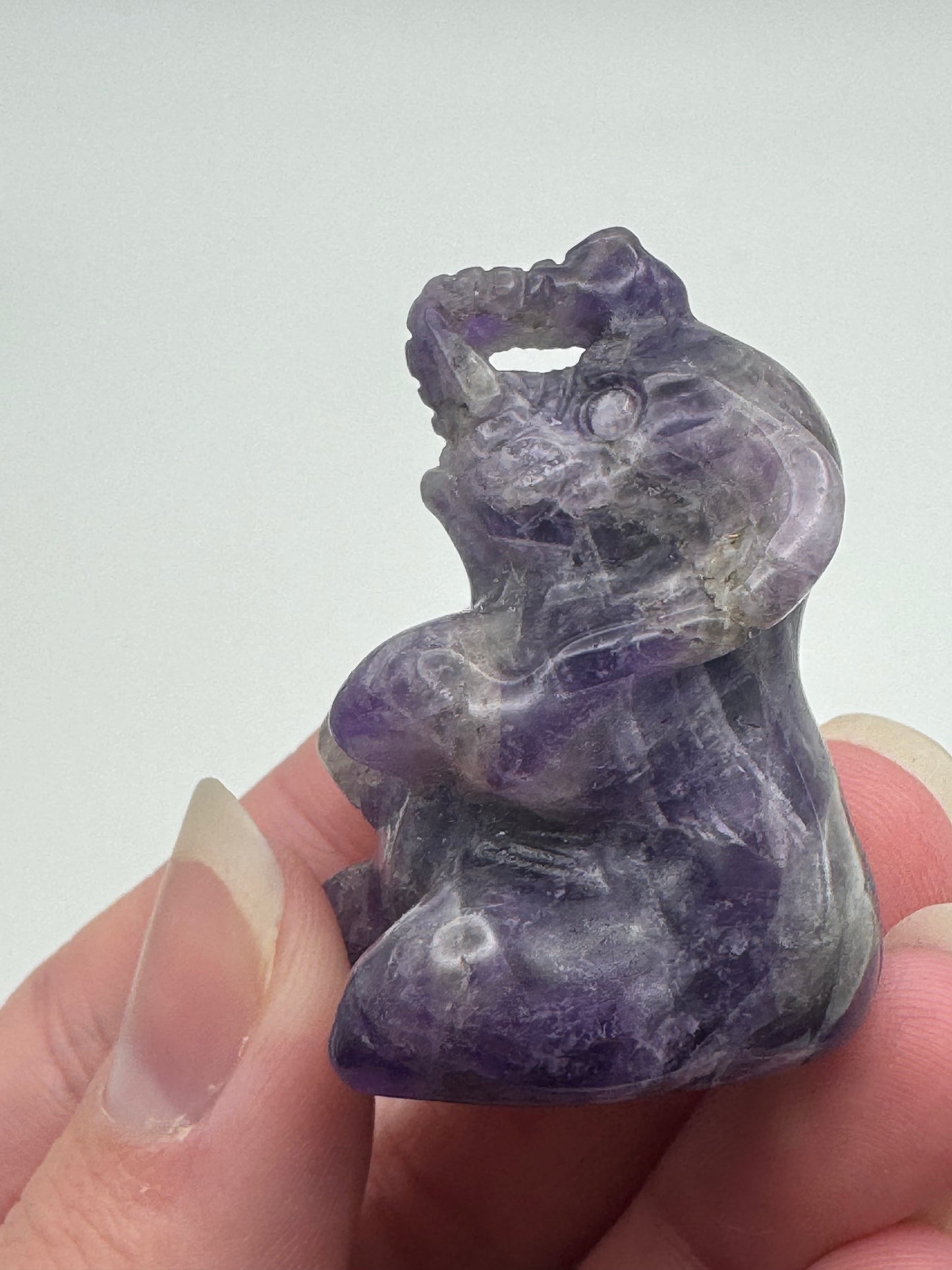 Crystal Elephant Carving