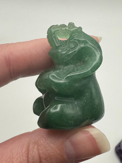 Crystal Elephant Carving
