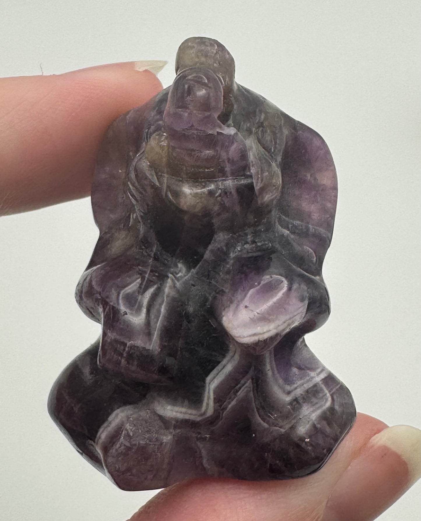 Crystal Elephant Carving
