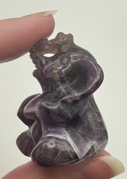 Crystal Elephant Carving