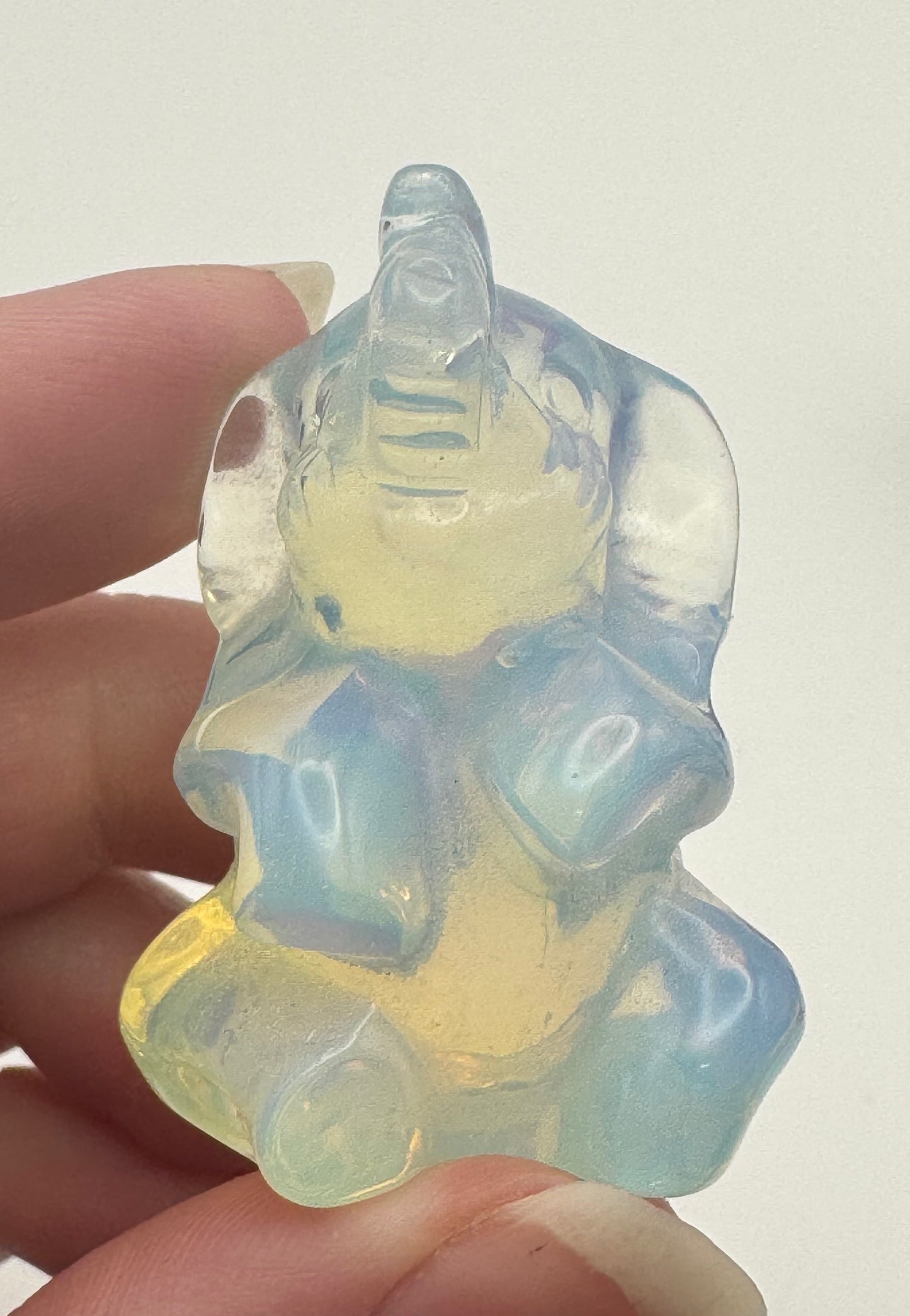 Crystal Elephant Carving