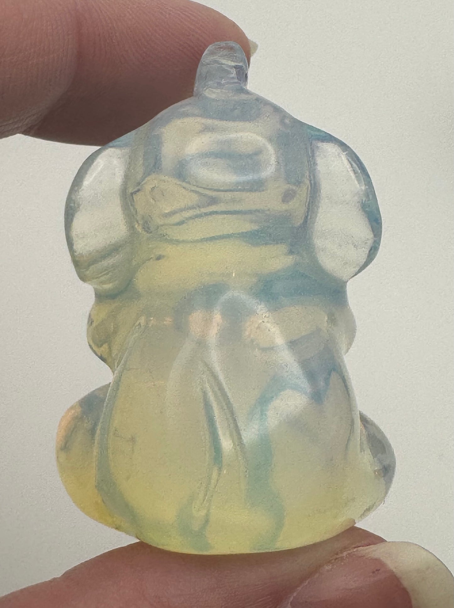 Crystal Elephant Carving