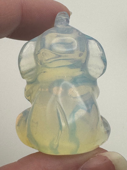 Crystal Elephant Carving
