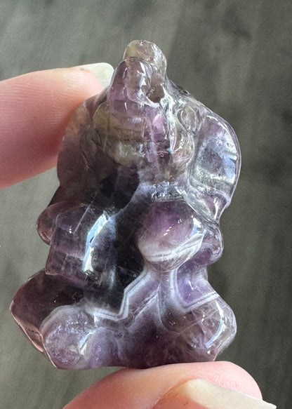Crystal Elephant Carving