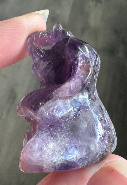 Crystal Elephant Carving