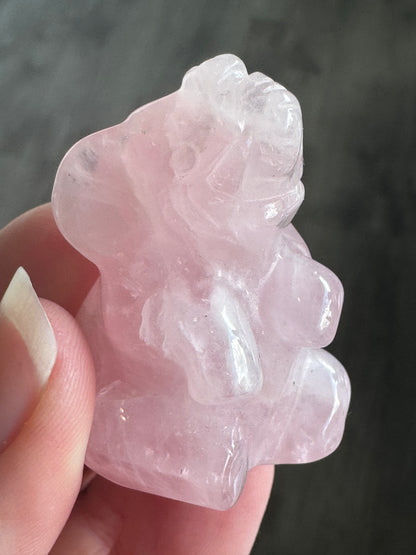 Crystal Elephant Carving