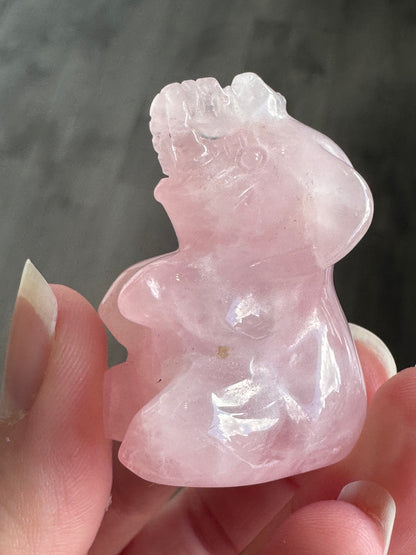 Crystal Elephant Carving