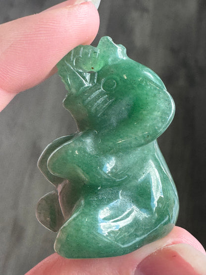 Crystal Elephant Carving