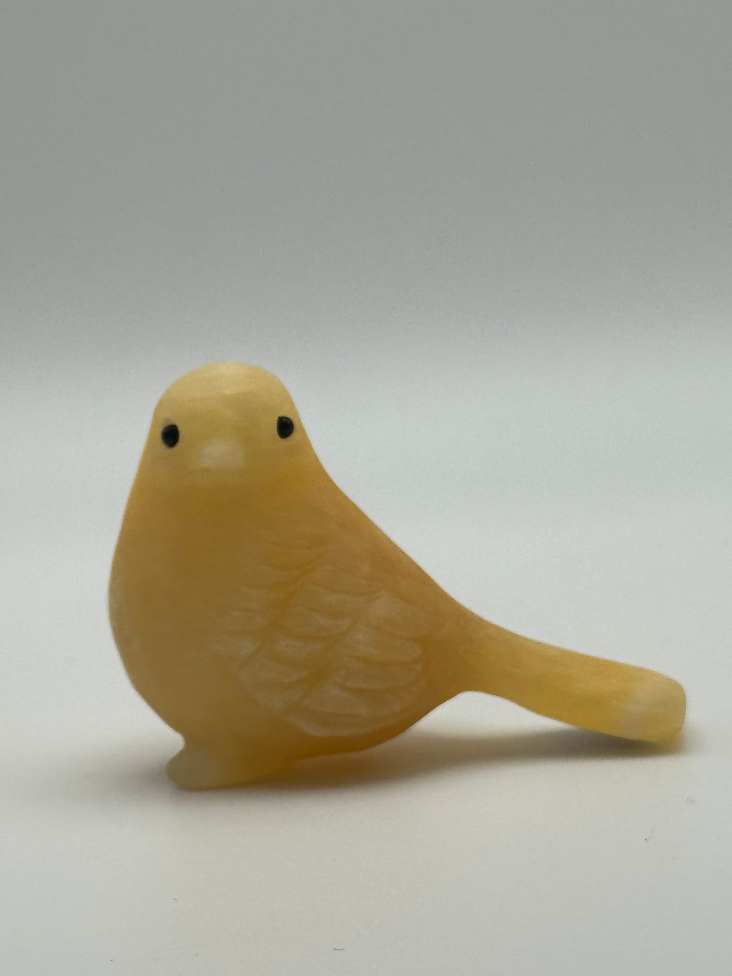 Orange Calcite Song Bird