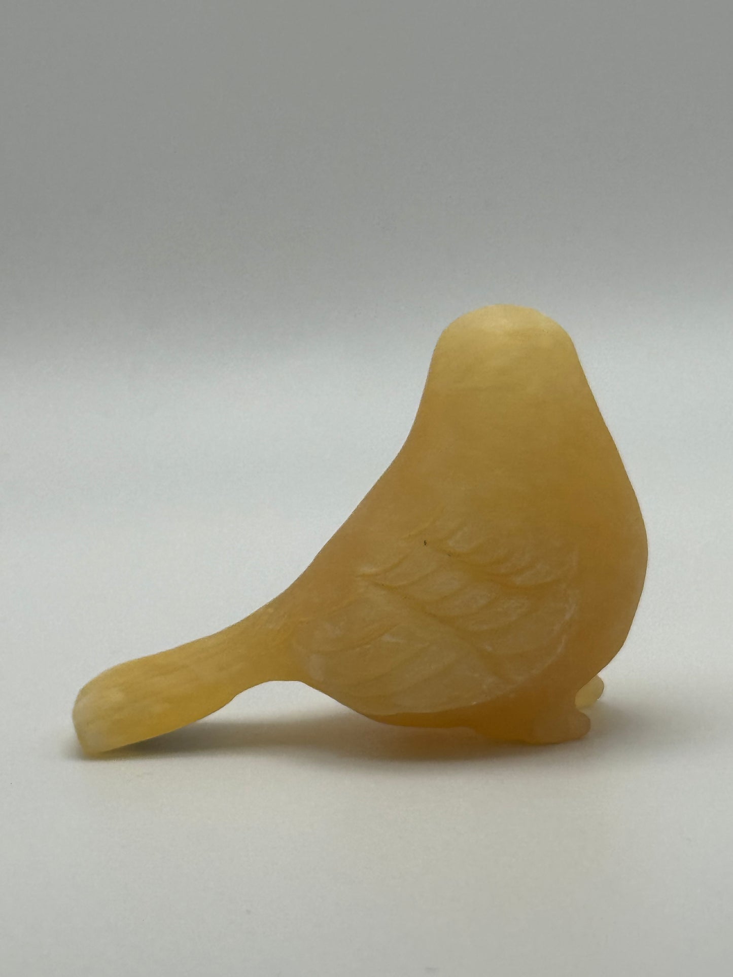 Orange Calcite Song Bird