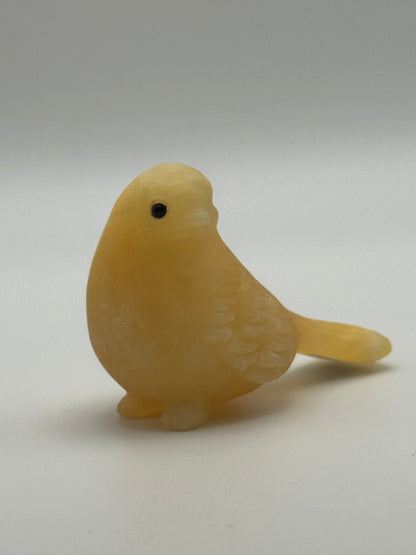 Orange Calcite Song Bird