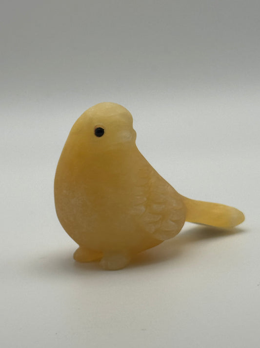 Orange Calcite Song Bird
