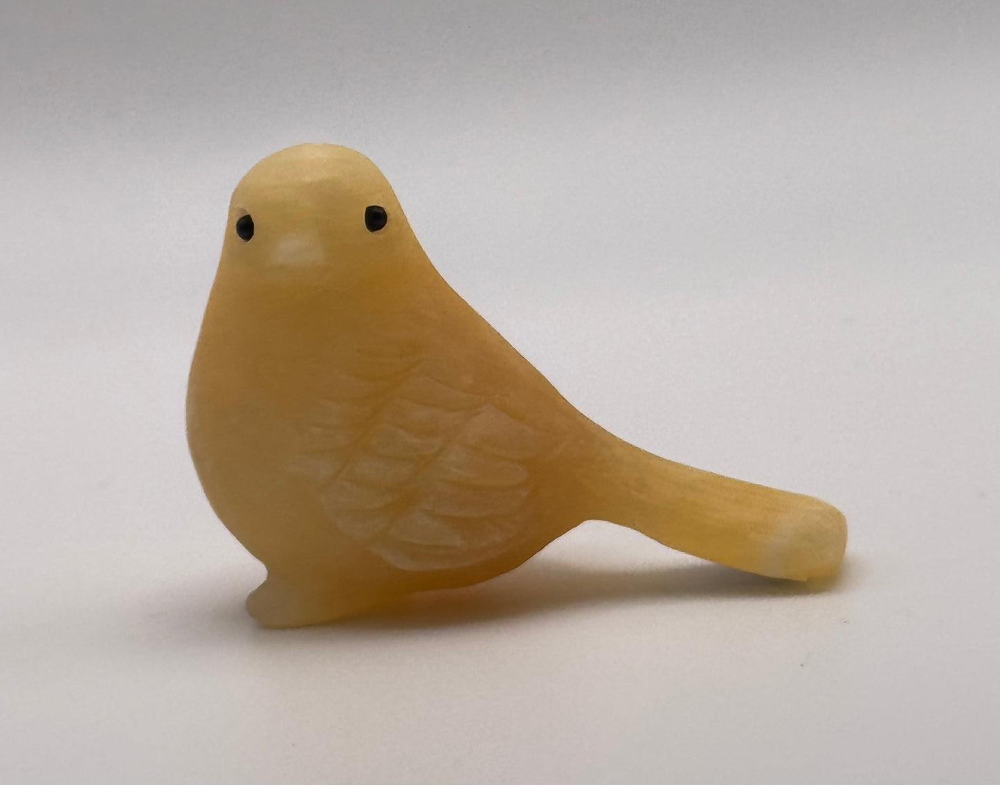 Orange Calcite Song Bird