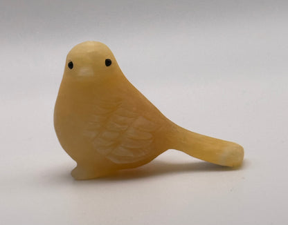 Orange Calcite Song Bird