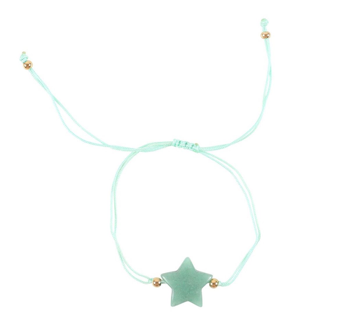 Green Aventurine 'Shine Bright' Crystal Star Bracelet