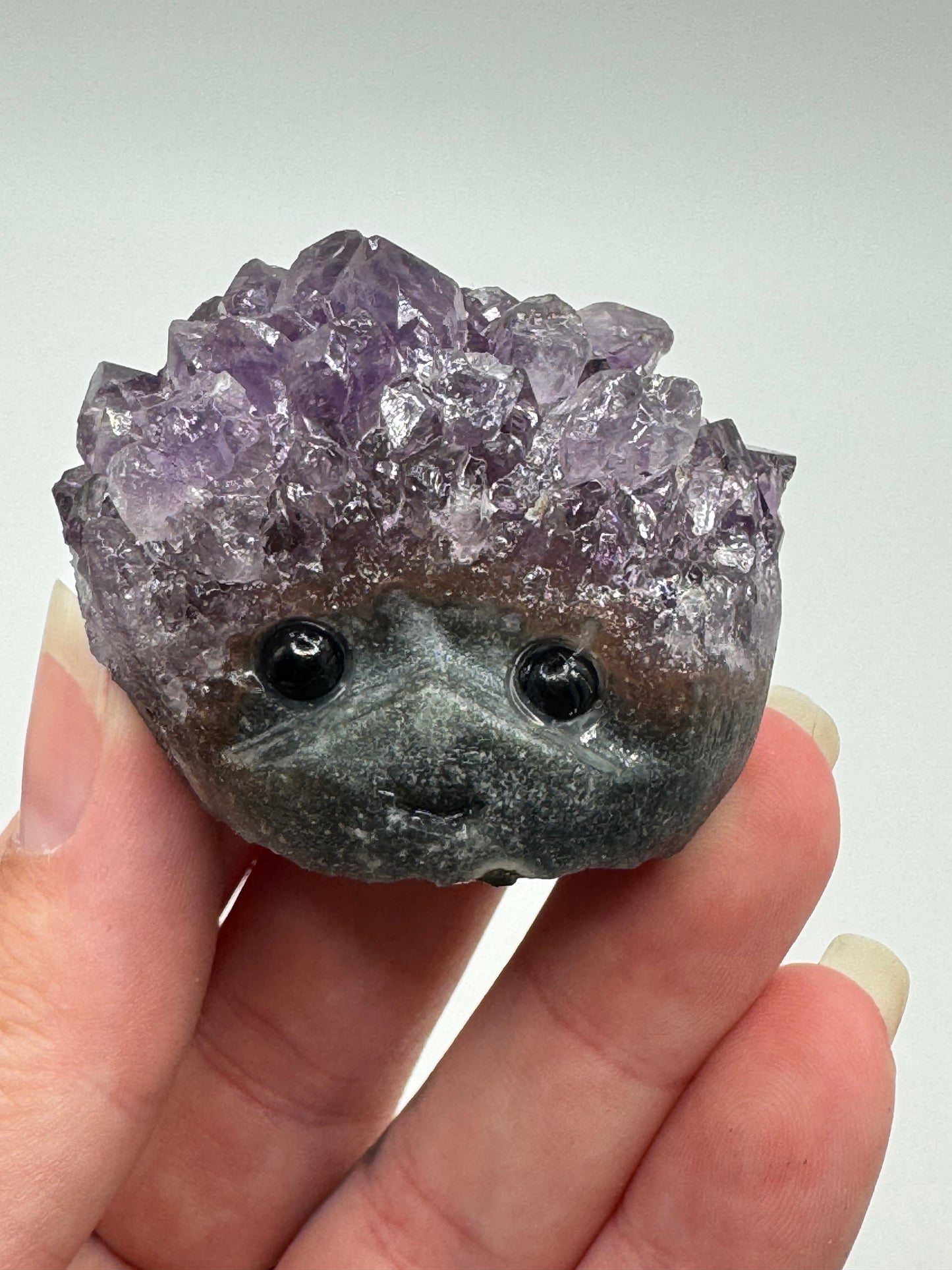 Amethyst Crystal Face